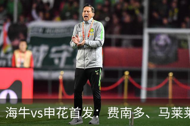海牛vs申花首发：费南多、马莱莱先发 吴曦出战